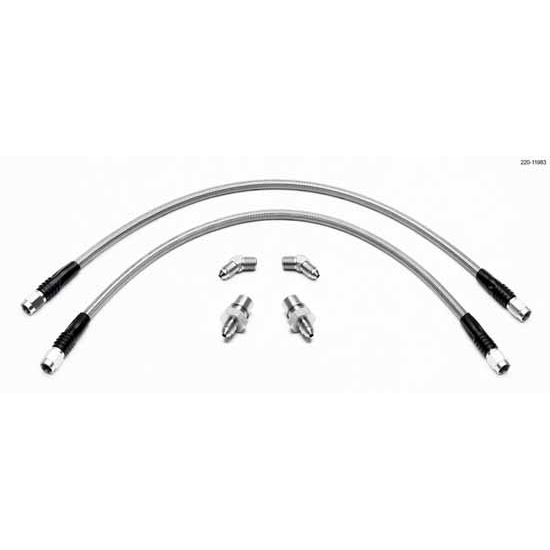 Wilwood 220-11983 Flexline Front Brake Line Kit, BMW E46