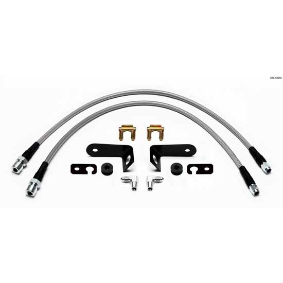Wilwood 220-12016 Flexline Front Brake Line Kit, Honda CRZ 2011-Up