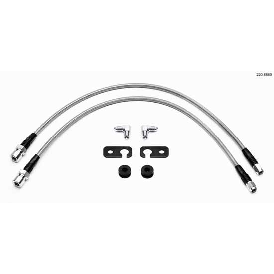 Wilwood 220-6860 Flexline Front Brake Line Kit, 02-05 Acura RSX 5 Lug
