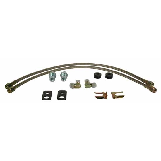 Wilwood 220-7009 Flexline Front Brake Line Kit, 99-03 WRX Subaru, SL6