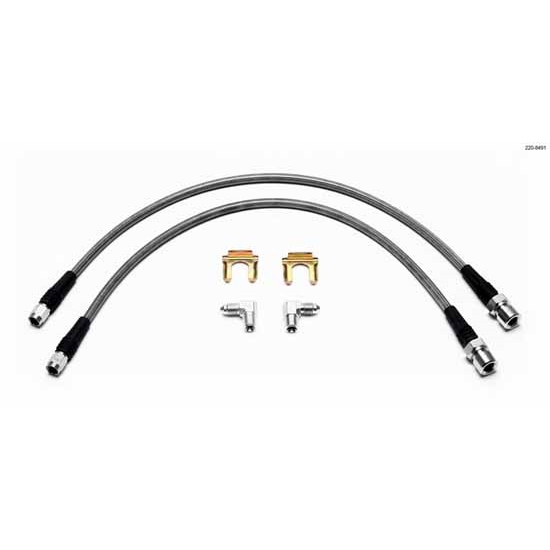 Wilwood 220-8491 Flexline Front Brake Line Kit, Mini-Cooper