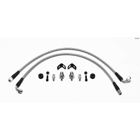Wilwood 220-9287 Flexline Front Brake Line Kit, Mitsubishi EVO VIII