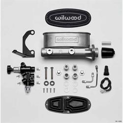 Wilwood 261-13269 H/V Tandem Master Cylinder Kit, Brkt/Valve, 1 Inch