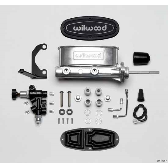 Wilwood 261-13626-P H/V Tandem Master Cylinder Kit, 15/16 Inch Bore