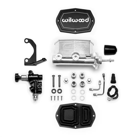 Wilwood 261-14962-P Compact Tandem M/C w/Bracket/Valve, Pushrod