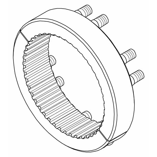 Wilwood 270-12578 Dynamic Sprint Inboard Hub, Axle Clamp, GEN II