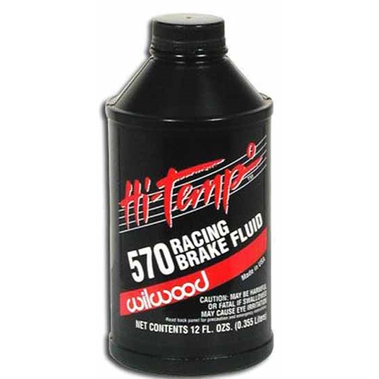 Wilwood 290-2210 570 Brake Fluid, 6 Pack 12 oz Bottles