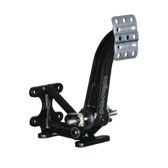 Wilwood 340-13831 Dual Master Cylinder Floor MountBrake Pedal, 6:1