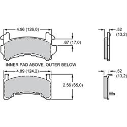 Garage Sale - Wilwood Poly B GM Metric Brake Pads