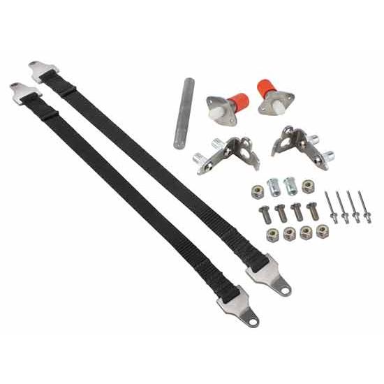Hidden Tail Gate Latch w/ 16 Inch Straps