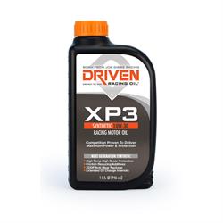 Driven Racing Oil 00306 XP3 Synthetic 10W30 Motor Oil, 1 Quart