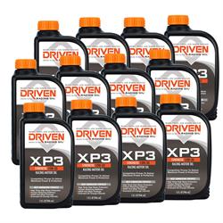 Driven Racing Oil 00307 XP3 Synthetic 10W30 Motor Oil, 12 Quarts
