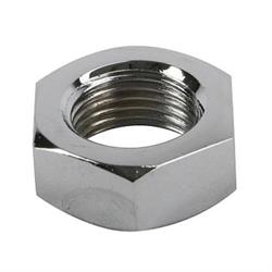 Chrome Steel Jam Nut, 11/16 Inch-18 RH NF Fine Thread