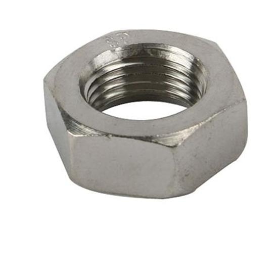 Stainless Jam Nut, 11/16 Inch-18 RH NF Fine Thread