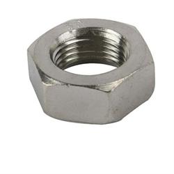 Stainless Jam Nut, 11/16 Inch-18 RH NF Fine Thread