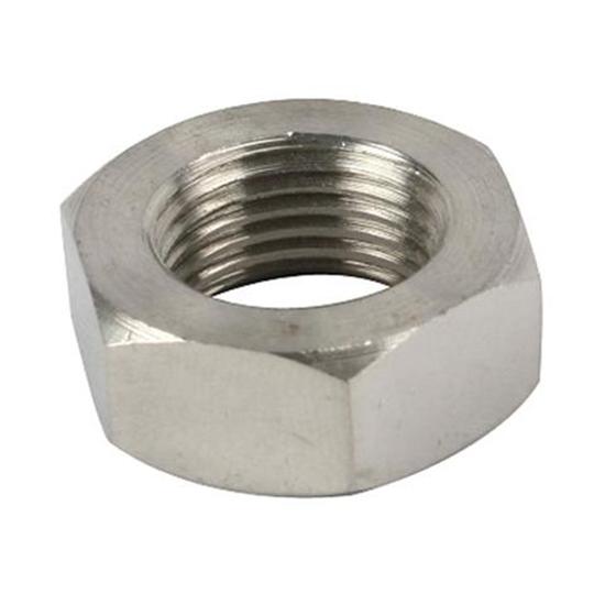 Stainless Jam Nut, 3/8 Inch24 LH NF Fine Thread