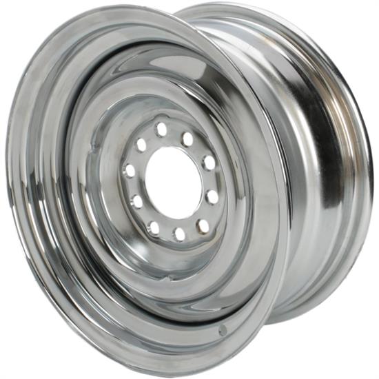 Speedway Smoothie 14x6 Steel Wheels, 5 on 4.5/4.75, 3.75 BS