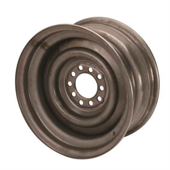 Speedway Smoothie 15x7 Steel Wheels, 5 on 4.5/4.75, 4.0 BS