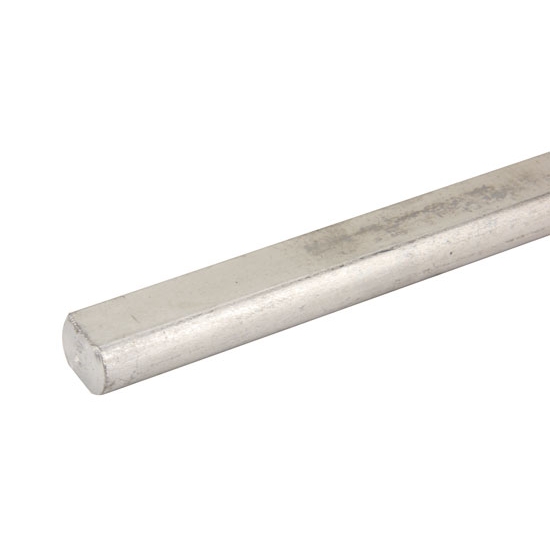 Steering Shaft, Fully Machined Double D Shaft, Raw 36 Inch