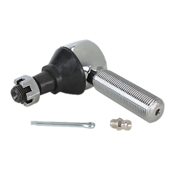 Speedway Chrome Steel Ford Tie Rod End, 11/16-18 RH Thread