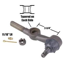 Speedway Ford Cross Steering Tie Rod End, 11/16-18 LH Thread, Plain