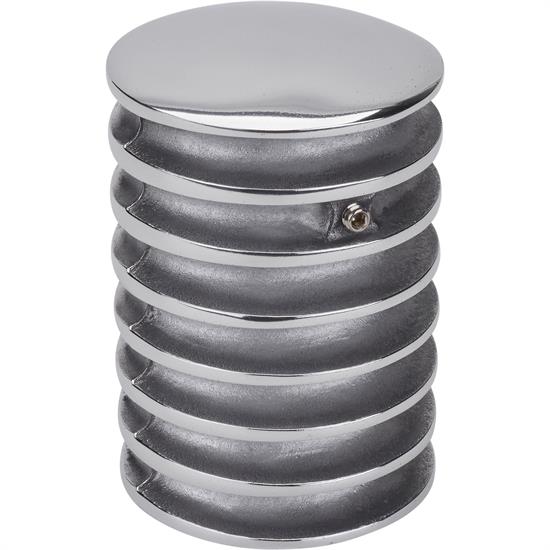 Speedway Finned Aluminum Coil Cover, Slip-On Style