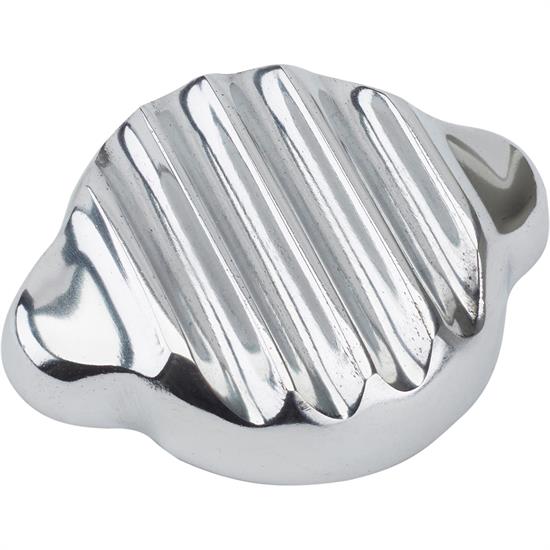 Speedway Finned Aluminum Radiator Cap Cover, 2-3/8 Inch ID