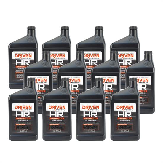 Driven Racing Oil 03807 HR5 Conventional 10W40 Motor Oil, 12 Quarts