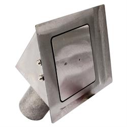 Hagan Street Rods 45 SFP 45 Degree Flat RH Hinge Square Fuel Door