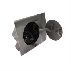 Hagan 45RQP 45 Degree Slight Curve Series RH Hinge Round Fuel Door
