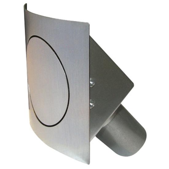 Hagan Street Rods 450 VCP 45 Degree Curve RH Hinge Oval Fuel Door