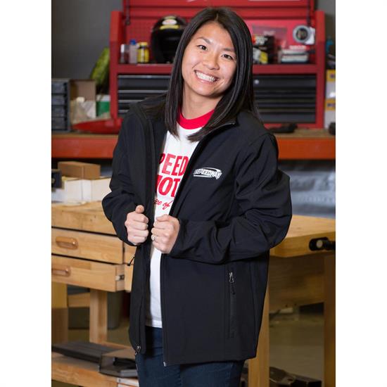 Speedway Ladies Soft Shell Jacket, Black