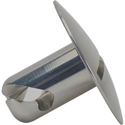 Aluminum Large Head Quarter Turn Fastener, .500 Inch Grip