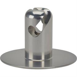 Aluminum Large Head Quarter Turn Fastener, .500 Inch Grip