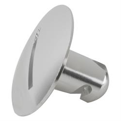 Aluminum Large Head Quarter Turn Fastener, .500 Inch Grip