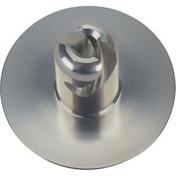 Aluminum Large Head Quarter Turn Fastener, .500 Inch Grip