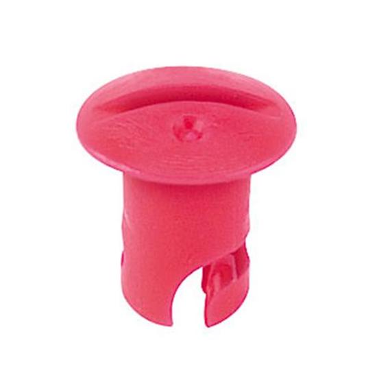 Plastic Oval Head Quarter Turn Fasteners, .500 Inch Grip, Pack/10