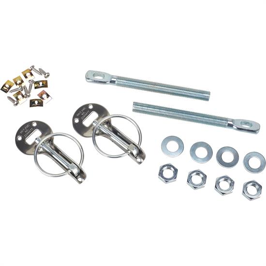 Hood Pins with Captive Clips