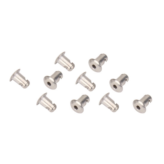 Steel Dome Quarter-Turn Super Button Fasteners, Bag of 10