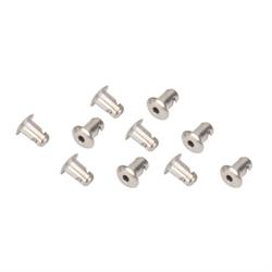 Steel Dome Quarter-Turn Super Button Fasteners, Bag of 10