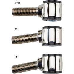 Speedway Stainless Steel 4-Bar Rod Ends, 5/8-18 RH Thread, Polished