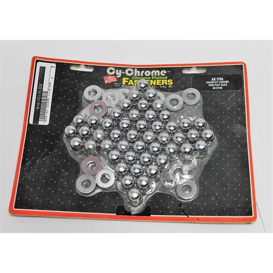 Garage Sale Flathead Ford V8 Cylinder Head Chrome Acorn Nut Covers