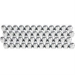 Flathead Ford V8 Cylinder Head Chrome Acorn Nut Covers, 11/16 Nuts