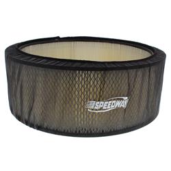 Black Air Filter Cover, 14 x 5 Inch