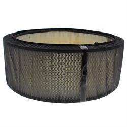 Black Air Filter Cover, 14 x 5 Inch