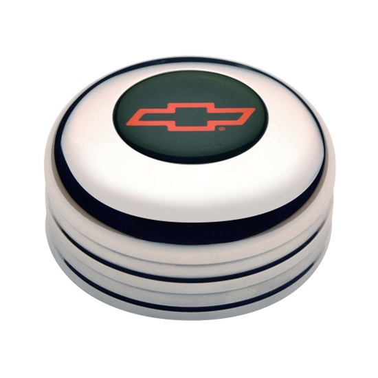GT Performance 11-1022 GT3 Standard Chevy Bowtie Horn Button, Polished
