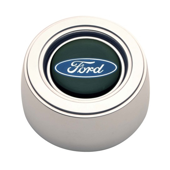 GT Performance 11-1521 GT3 Hi-Rise Ford Oval Horn Button, Polished