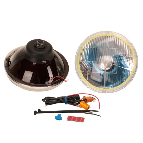 Delta 01-1179-50XH Classic 7 Inch Xenon Halo Headlights