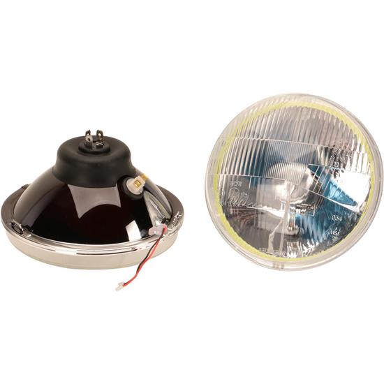 Delta 01-1189-50XH Classic 7 Inch Xenon Halo Headlights w/ Turn Signals