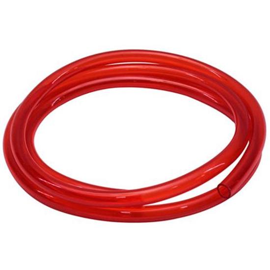 Red See-Through Fuel Line, 3/8 Inch I.D. x 6 Ft.
